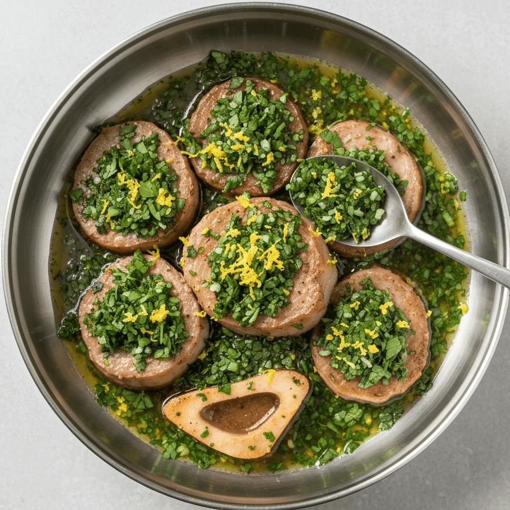 Garlic and Parsley Gremolata Topping for Osso Buco
