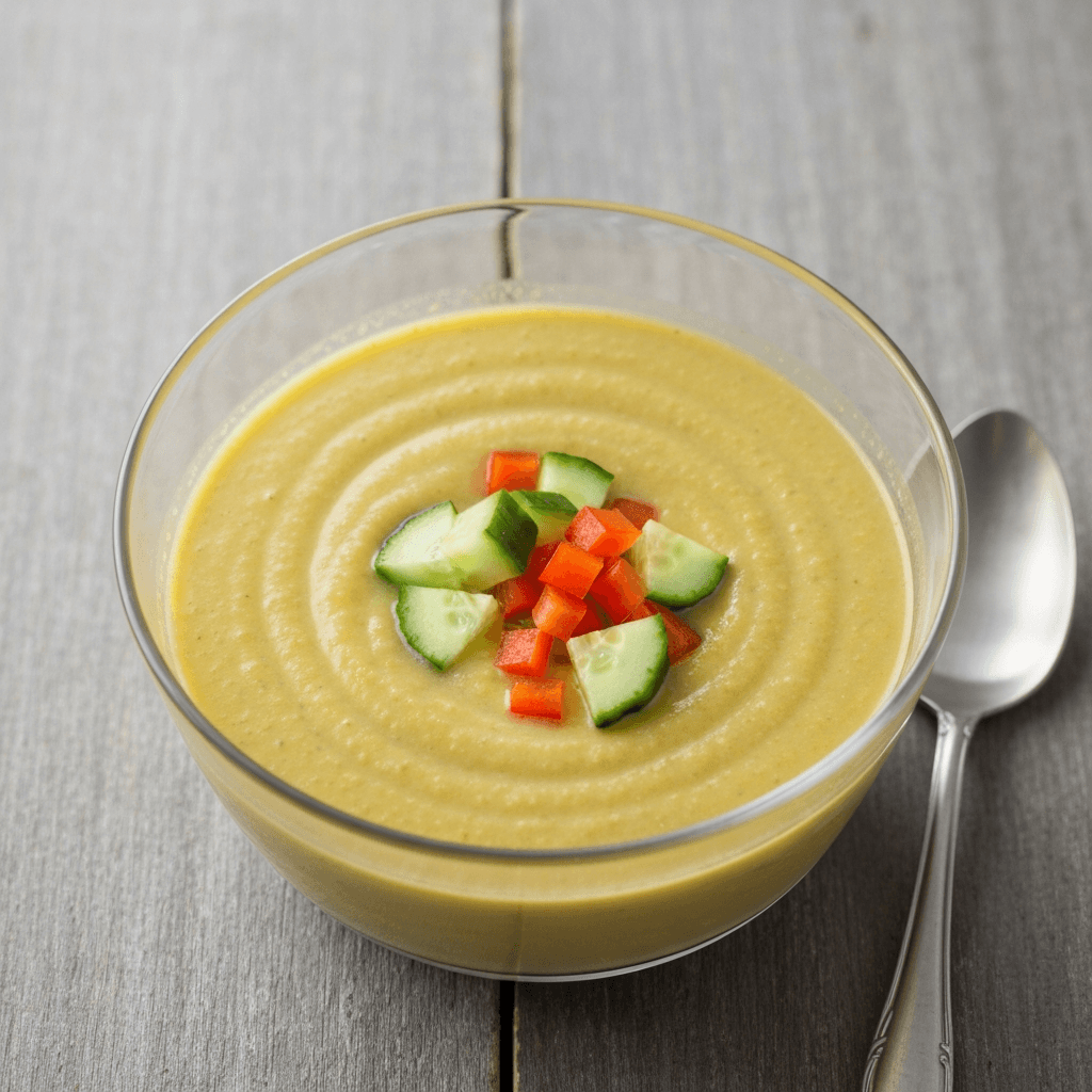 Gazpacho Andaluz with Cucumber and Bell Pepper
