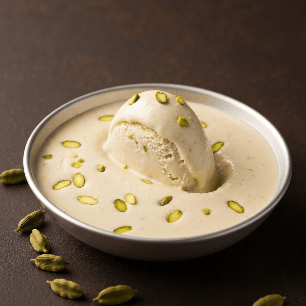 Cardamom and Pistachio Kulfi (Indian Ice Cream)