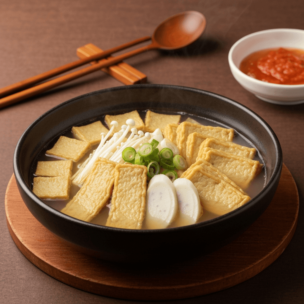Korean Fish Cake Soup (Eomuk Guk) Hot Pot