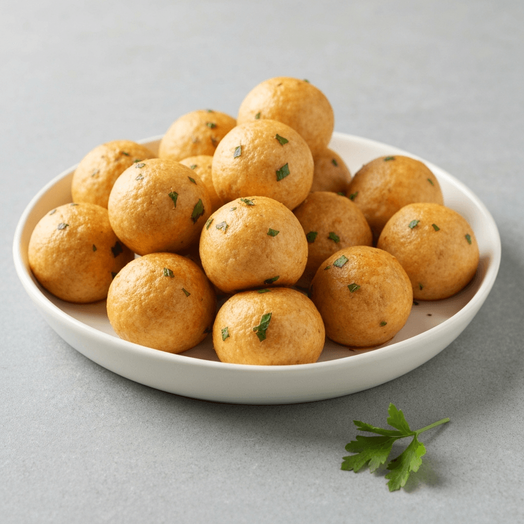 Garlic and Herb Infused Pizza Dough Balls