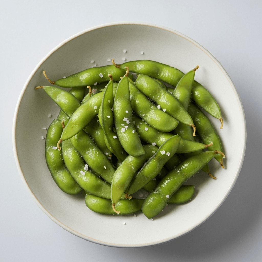 Edamame with Sea Salt and Sesame Oil
