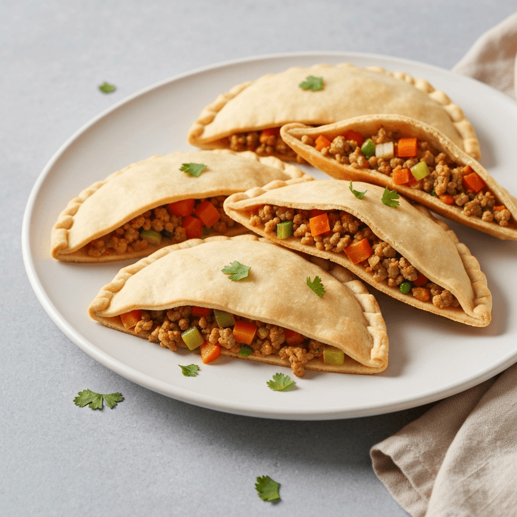 Gluten-Free Empanadas with Ground Turkey and Vegetables