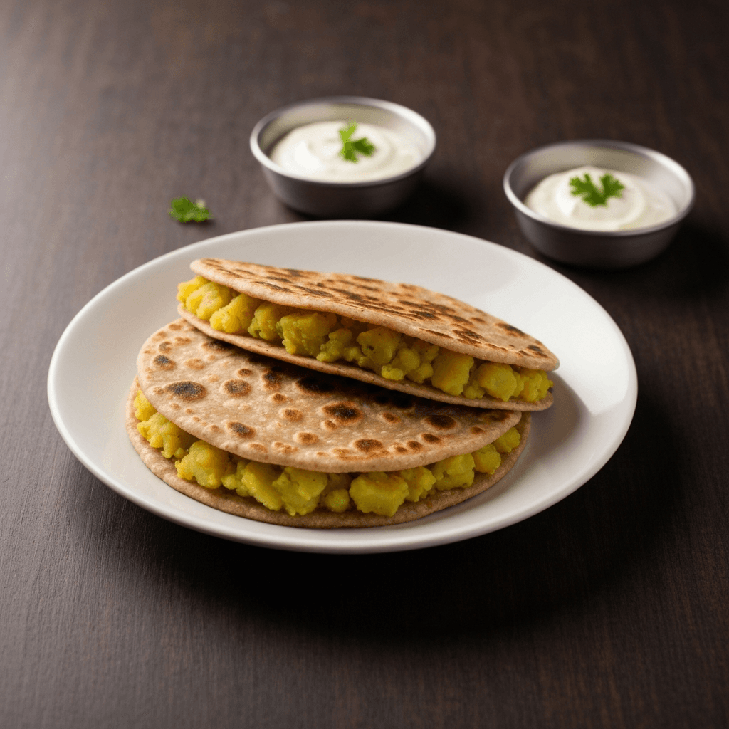 Aloo Paratha (Potato Stuffed Flatbread)