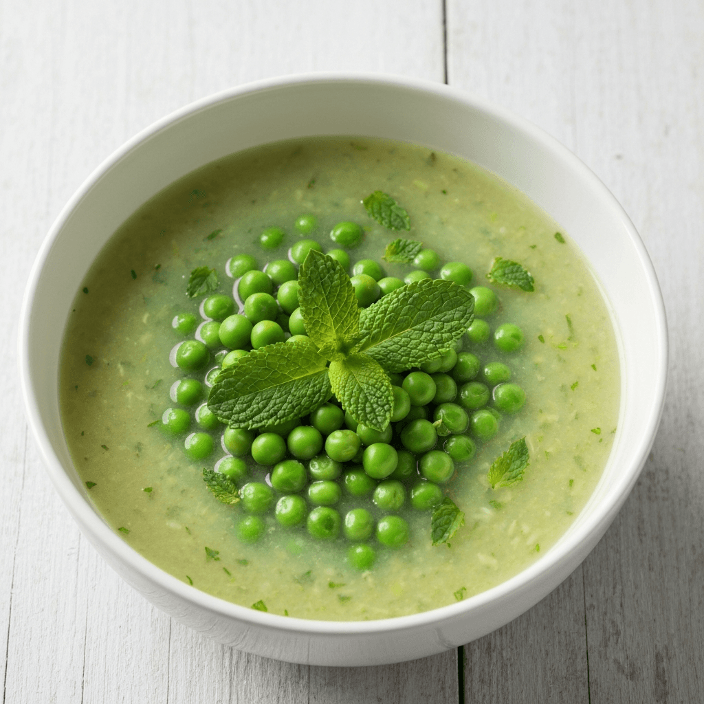 Watercress & Pea Soup with Mint