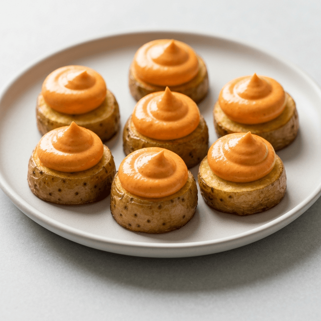 Patatas Bravas Bites with Smoked Paprika Aioli