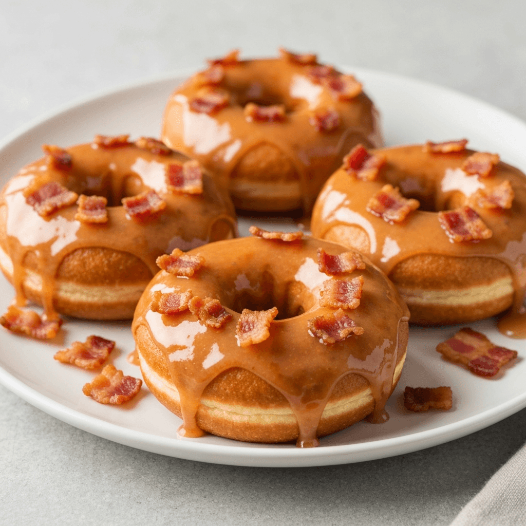Maple Bacon Doughnuts