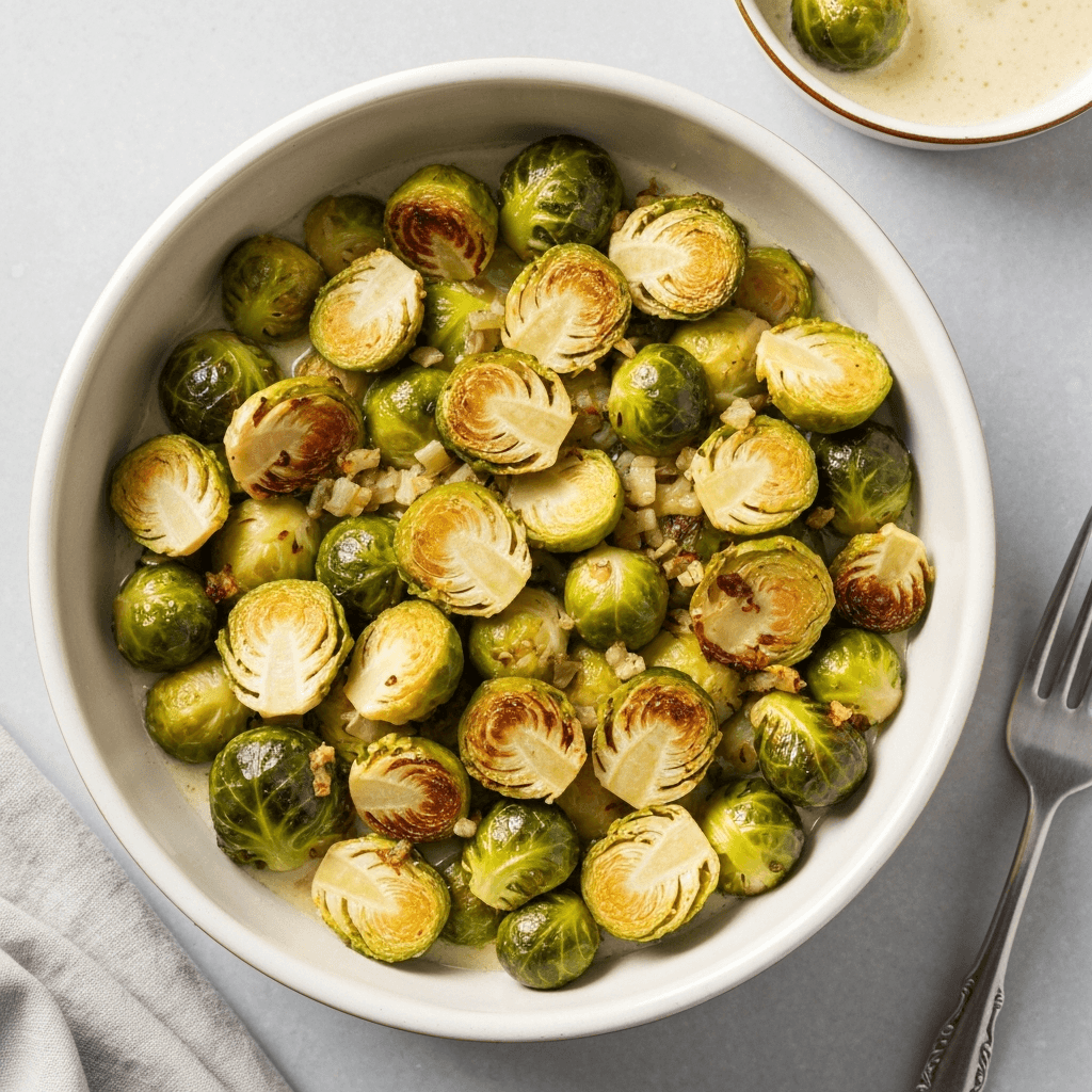 Creamy Jersey Milk Brussels Sprouts Gratin