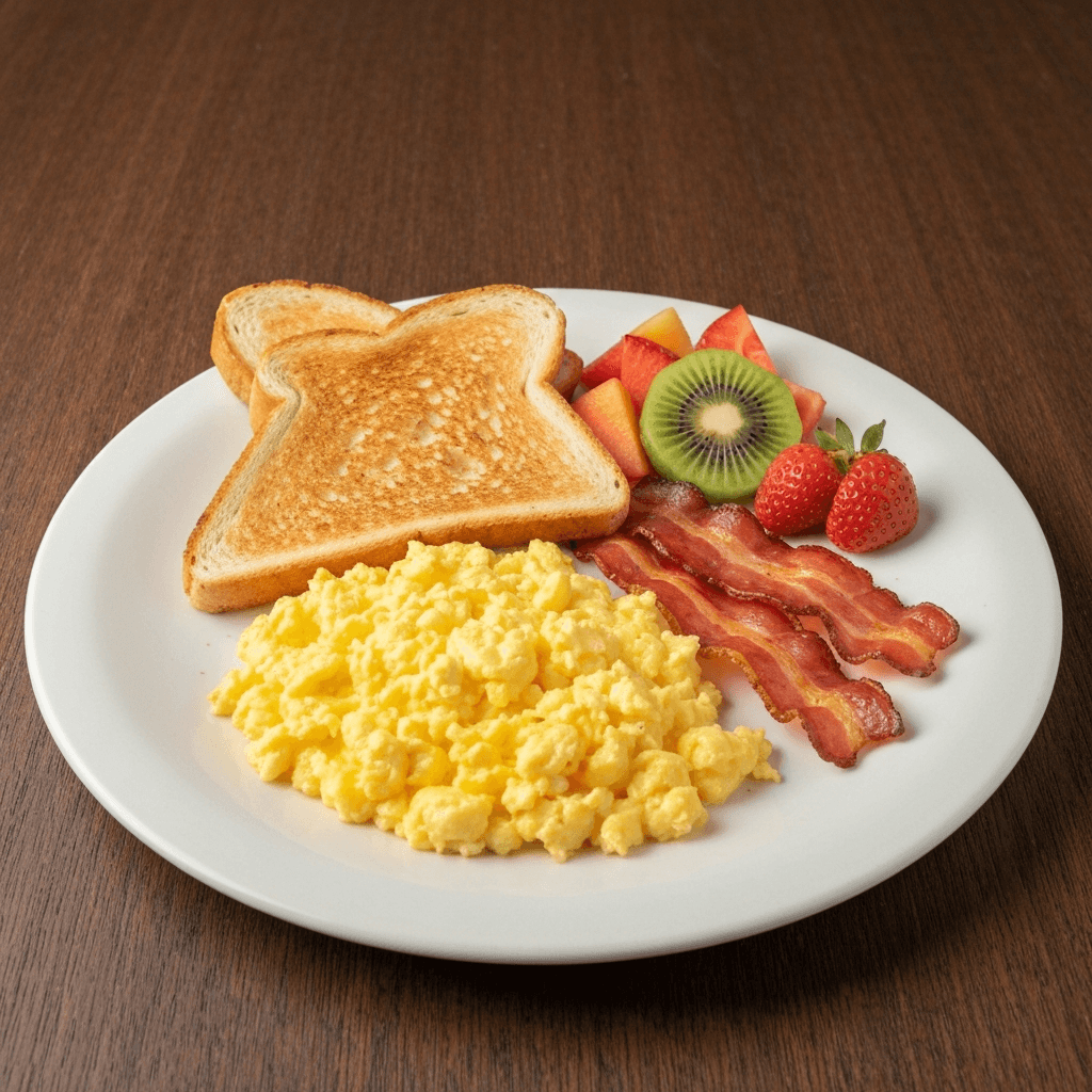 Classic American Breakfast Platter