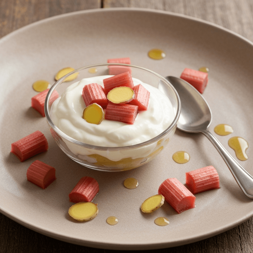 Rhubarb and Ginger Fool