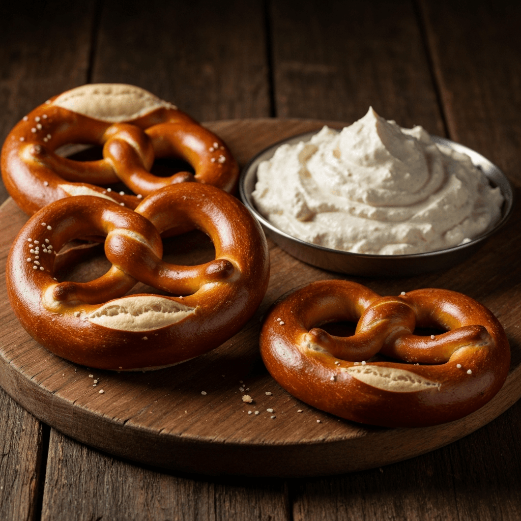 German Pretzels (Brezeln) with Obatzda Cheese Dip