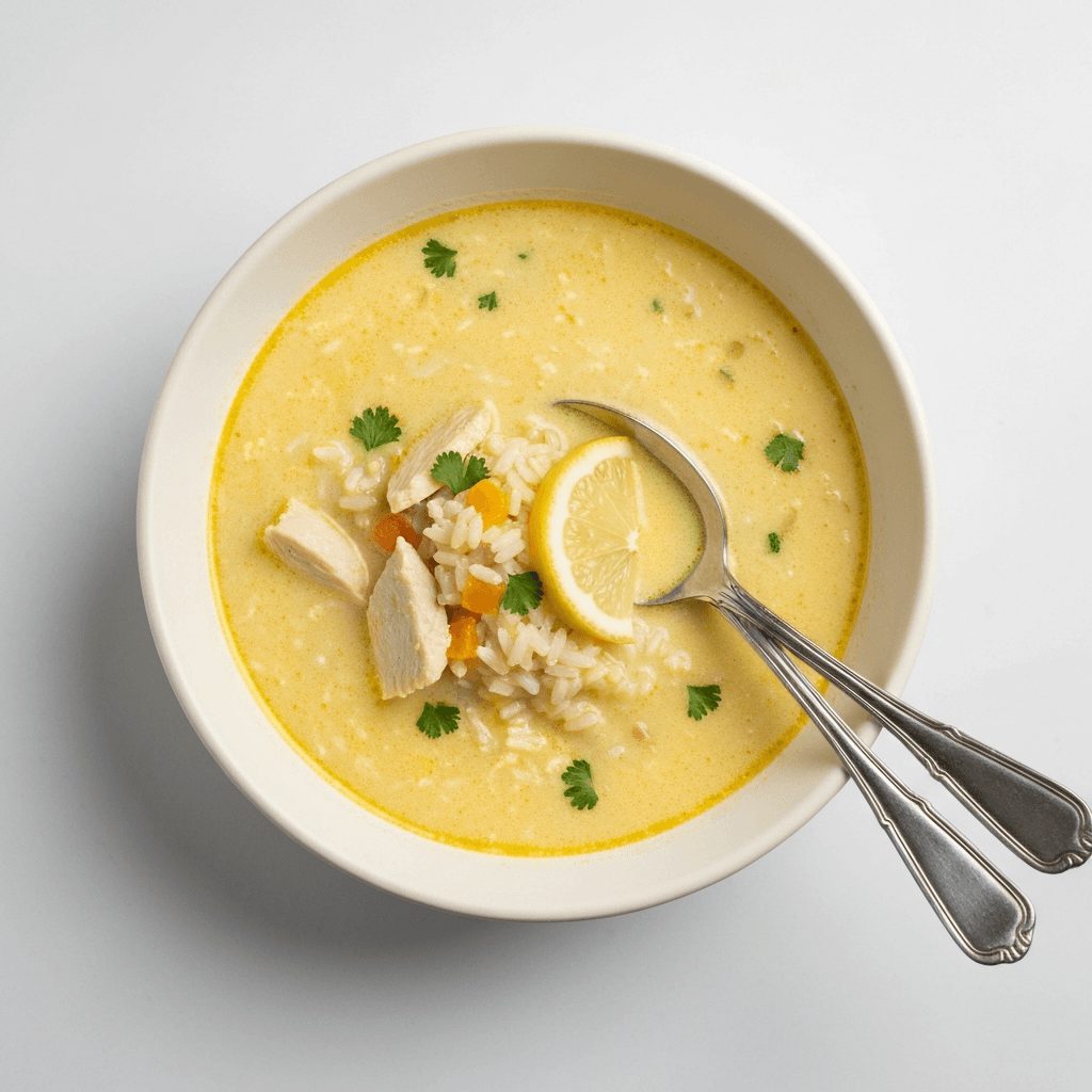 Greek Lemon Chicken Soup (Avgolemono)