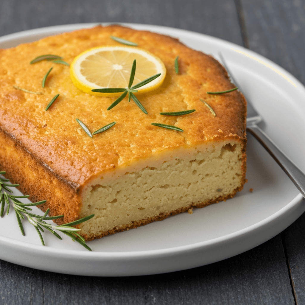 Lemon and Olive Oil Cake with Rosemary