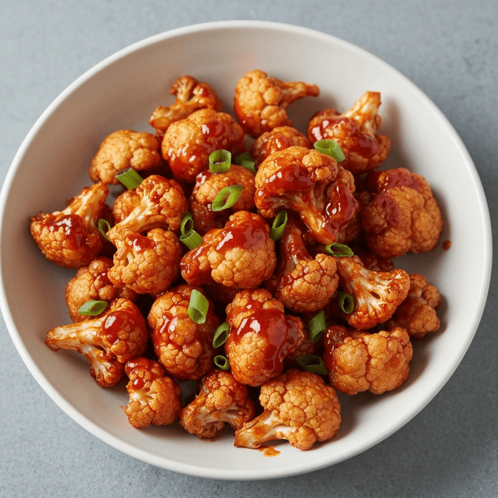 Korean Fried Cauliflower with Gochujang Sauce