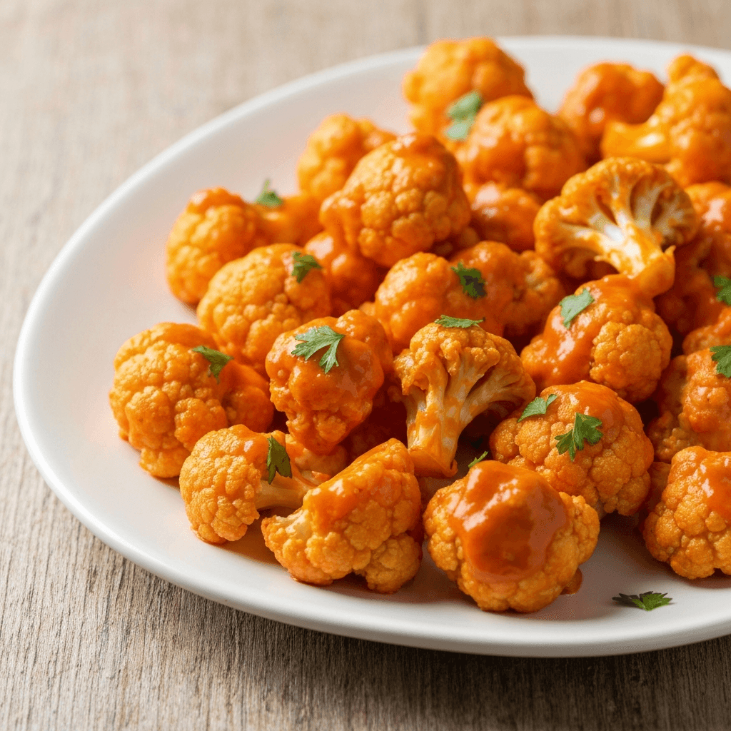 Spicy Buffalo Cauliflower Bites