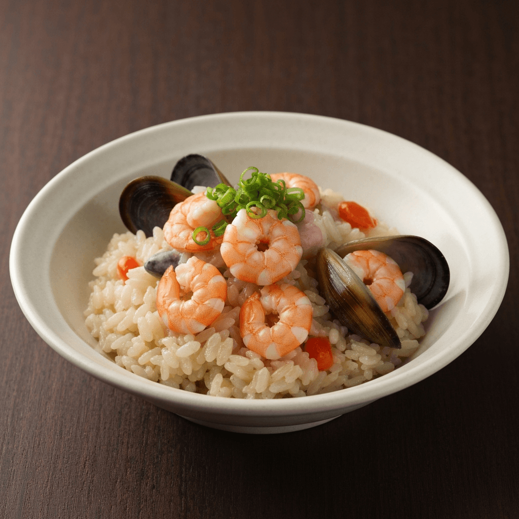Japanese Seafood Risotto