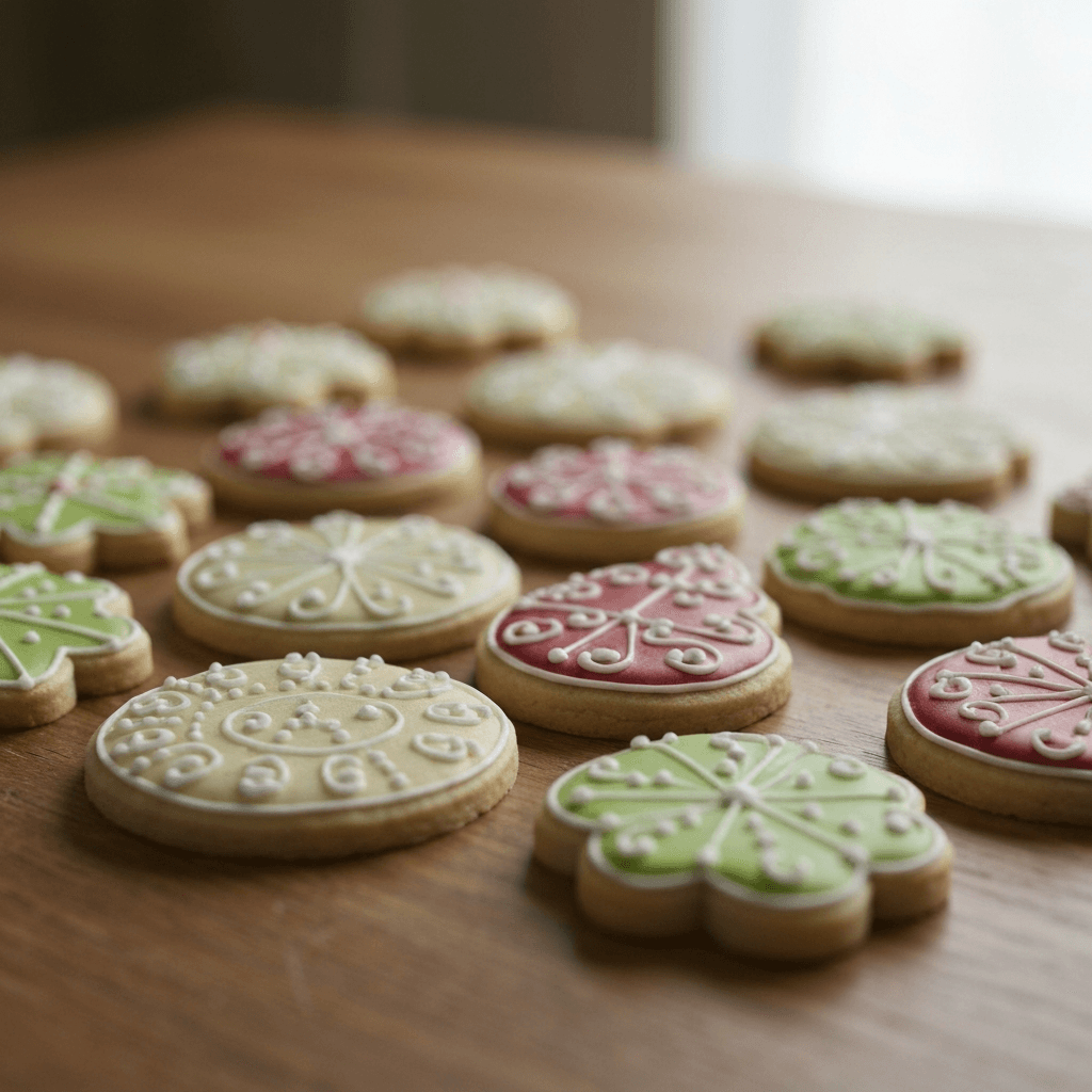 Gingerbread Cookies with Royal Icing