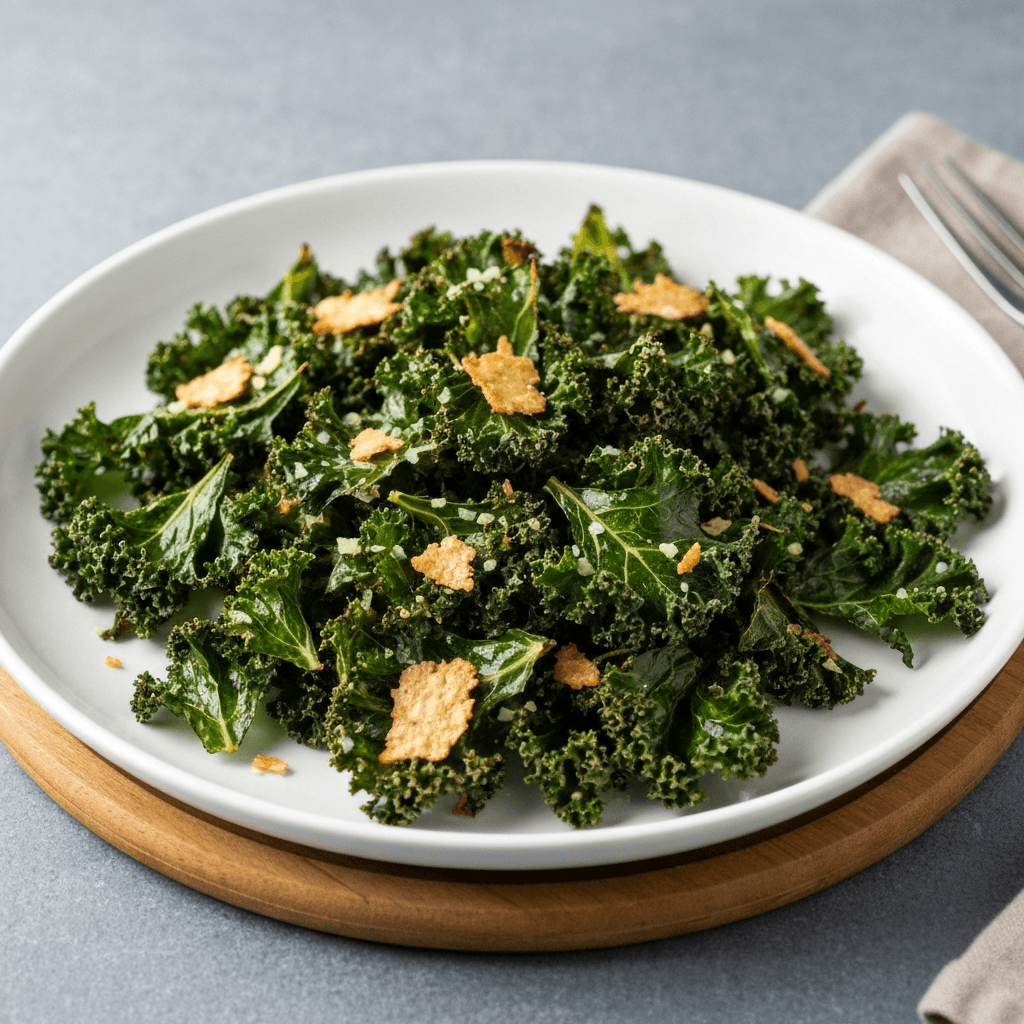Crispy Roasted Kale Chips