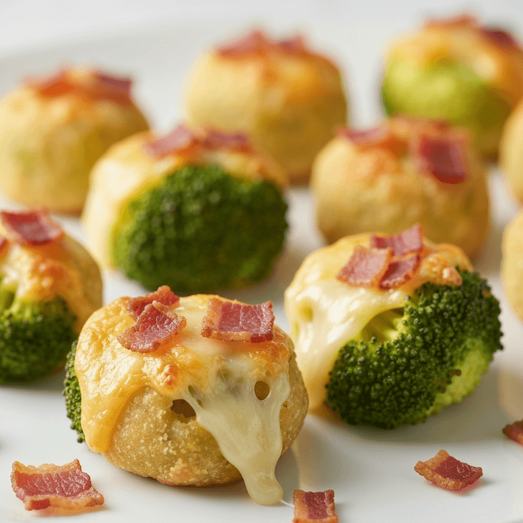 Cheesy Broccoli Bites