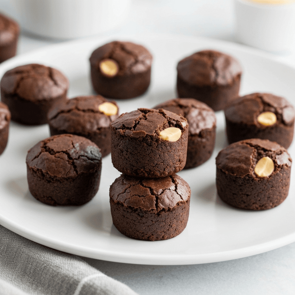 Peanut Butter Protein Brownie Bites