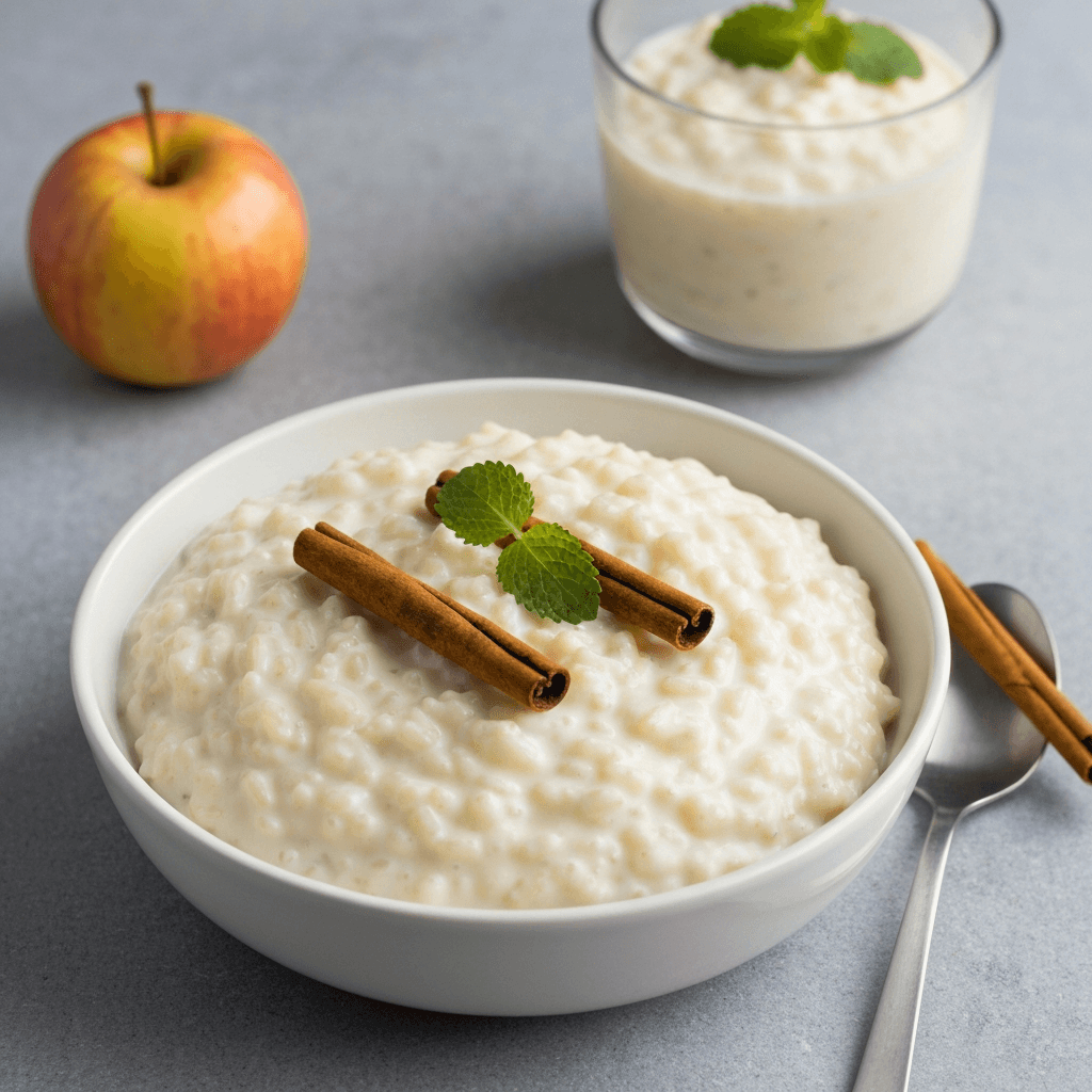 Vietnamese Inspired Apple and Cinnamon Rice Pudding