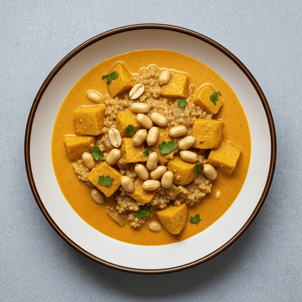 Vegan Peruvian Potato and Peanut Curry