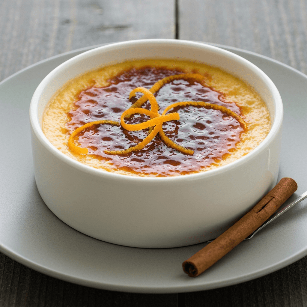 Crema Catalana with Orange and Cinnamon