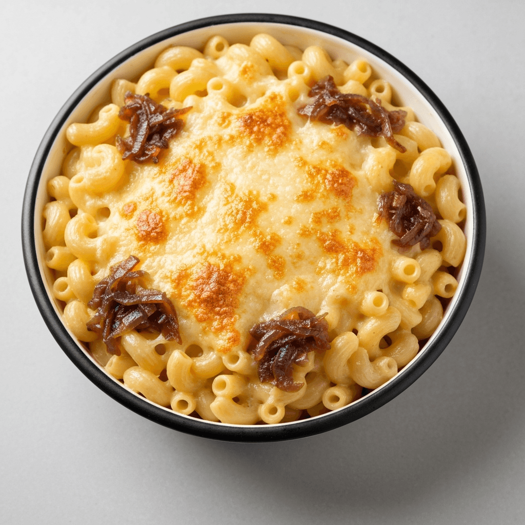 French Onion Soup Mac and Cheese