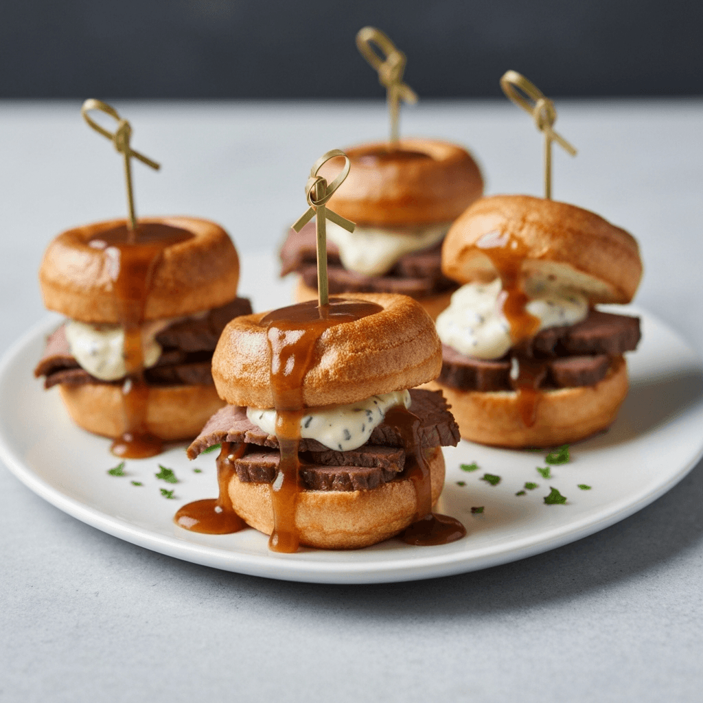 Roast Beef and Yorkshire Pudding Sliders