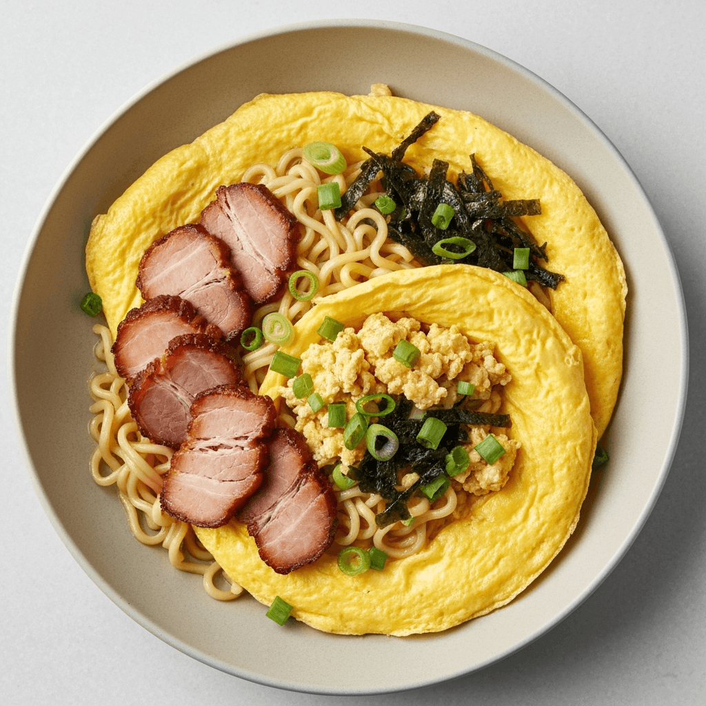 Shoyu Ramen Breakfast Scramble
