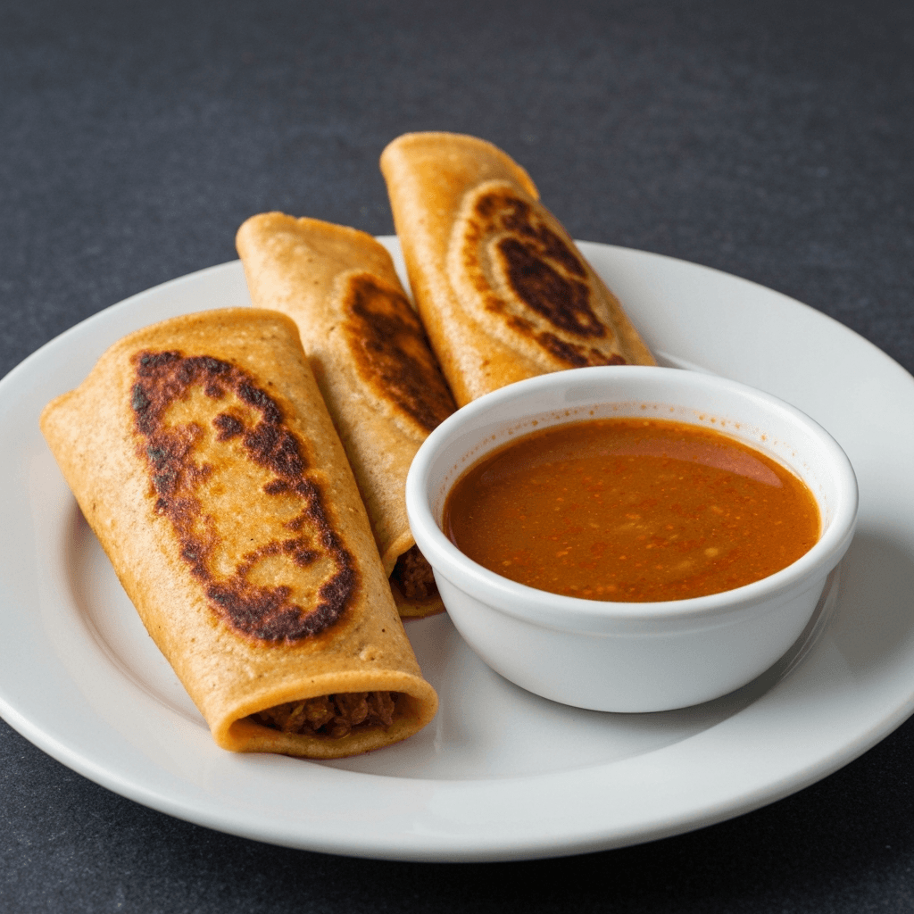 Beef Birria Tamales with Consommé Dip