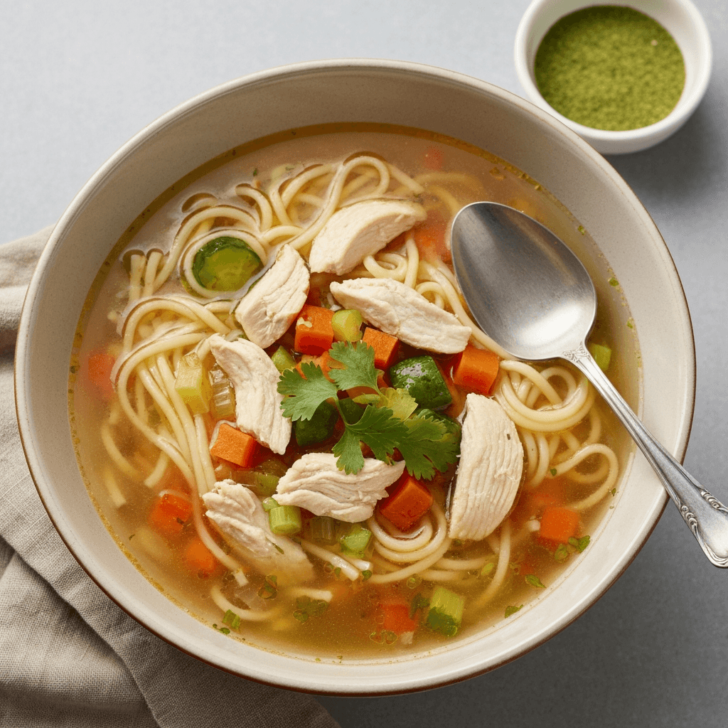 Classic Chicken Noodle Soup (Thermomix)