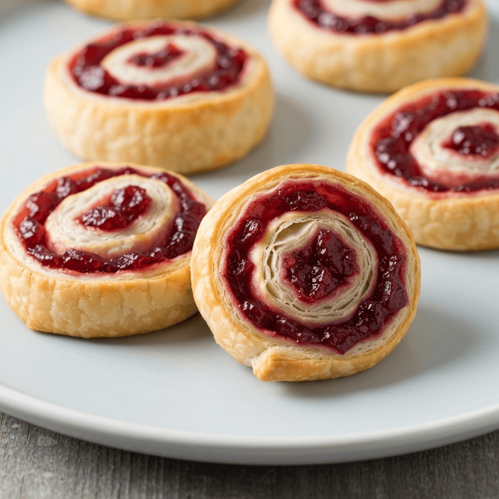 Cranberry and Brie Pinwheels