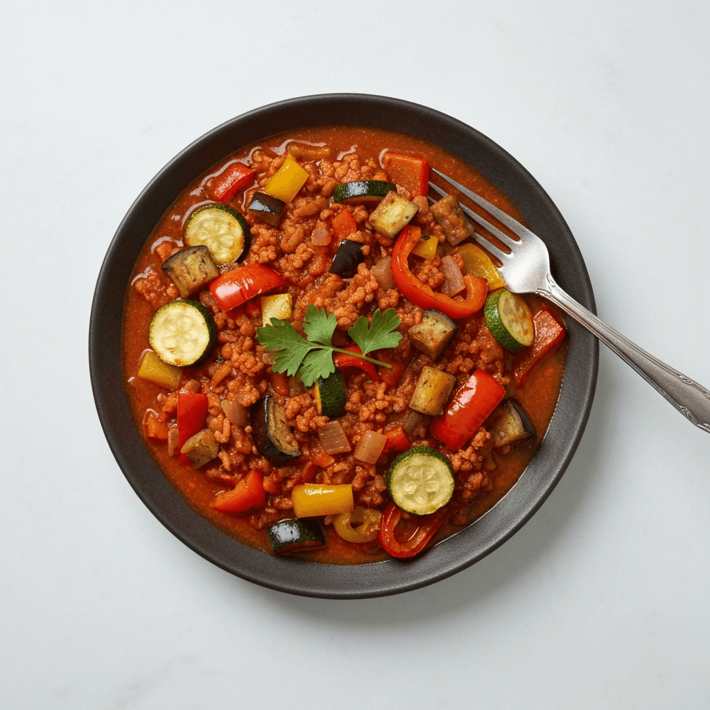 Roasted Vegetable Chili with Smoked Paprika