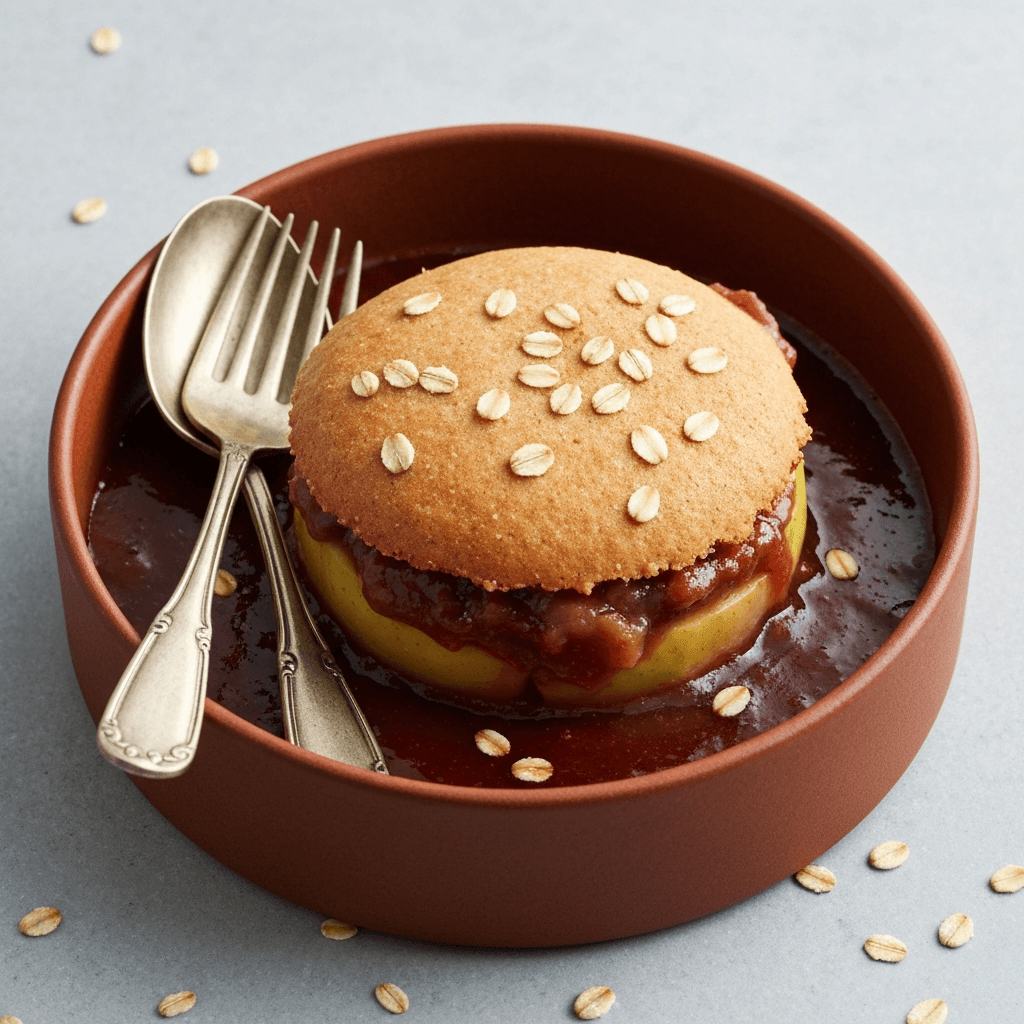 Jersey Black Butter & Apple Crumble with Oat Topping