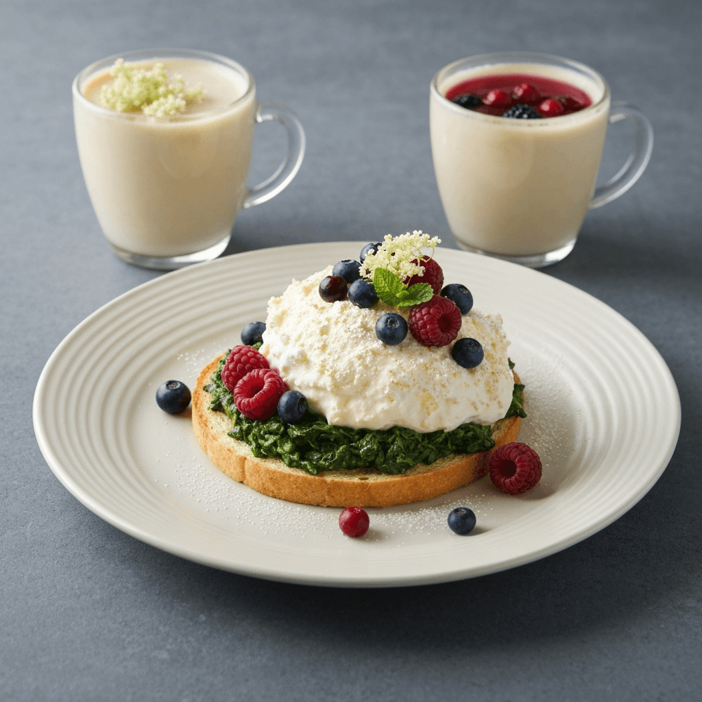 Eton Mess with Elderflower and Berries
