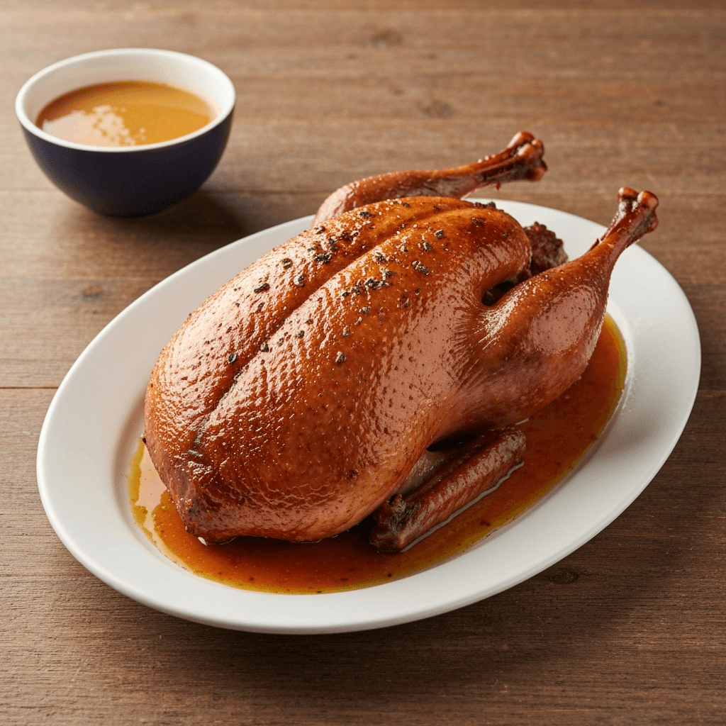 Five Spice Roasted Duck with Orange Glaze