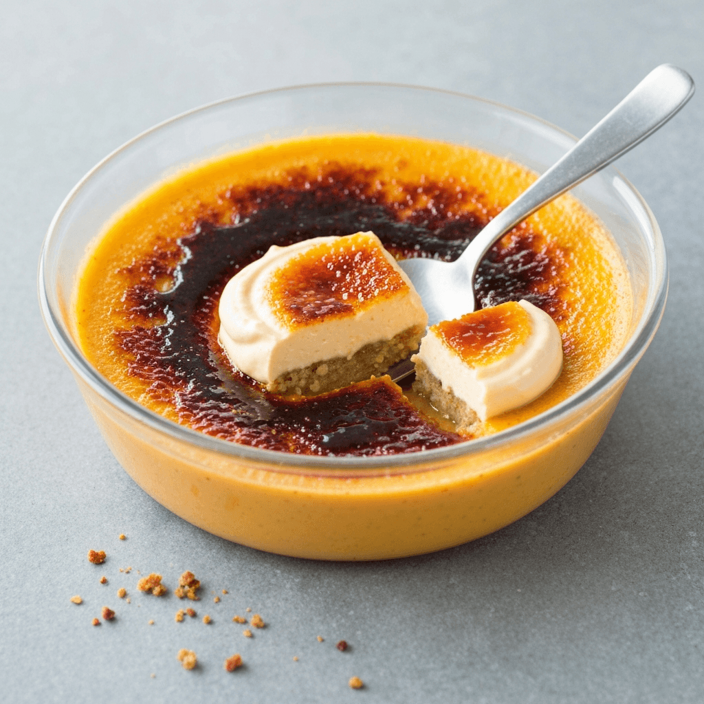 Pumpkin Crème Brûlée with Gingerbread Spice