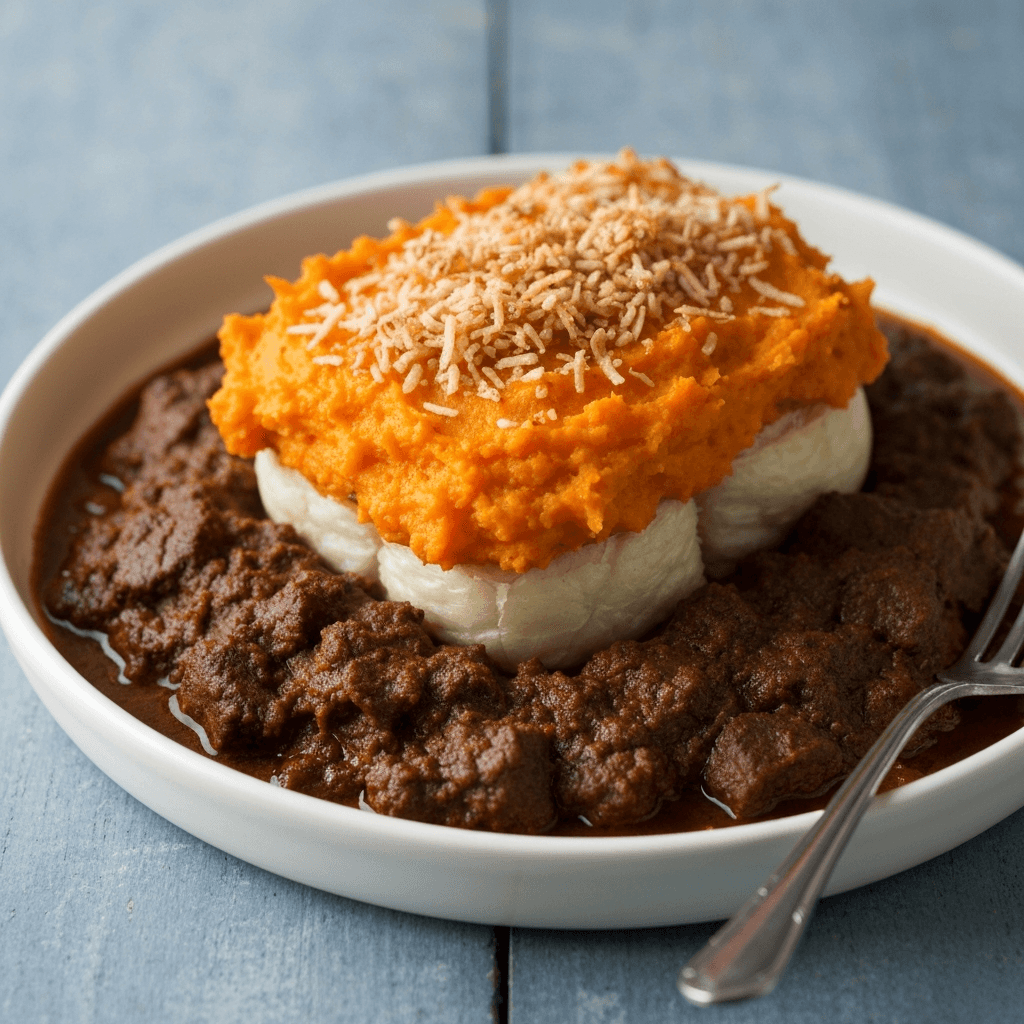 Slow-Cooked Beef Rendang Shepherd's Pie
