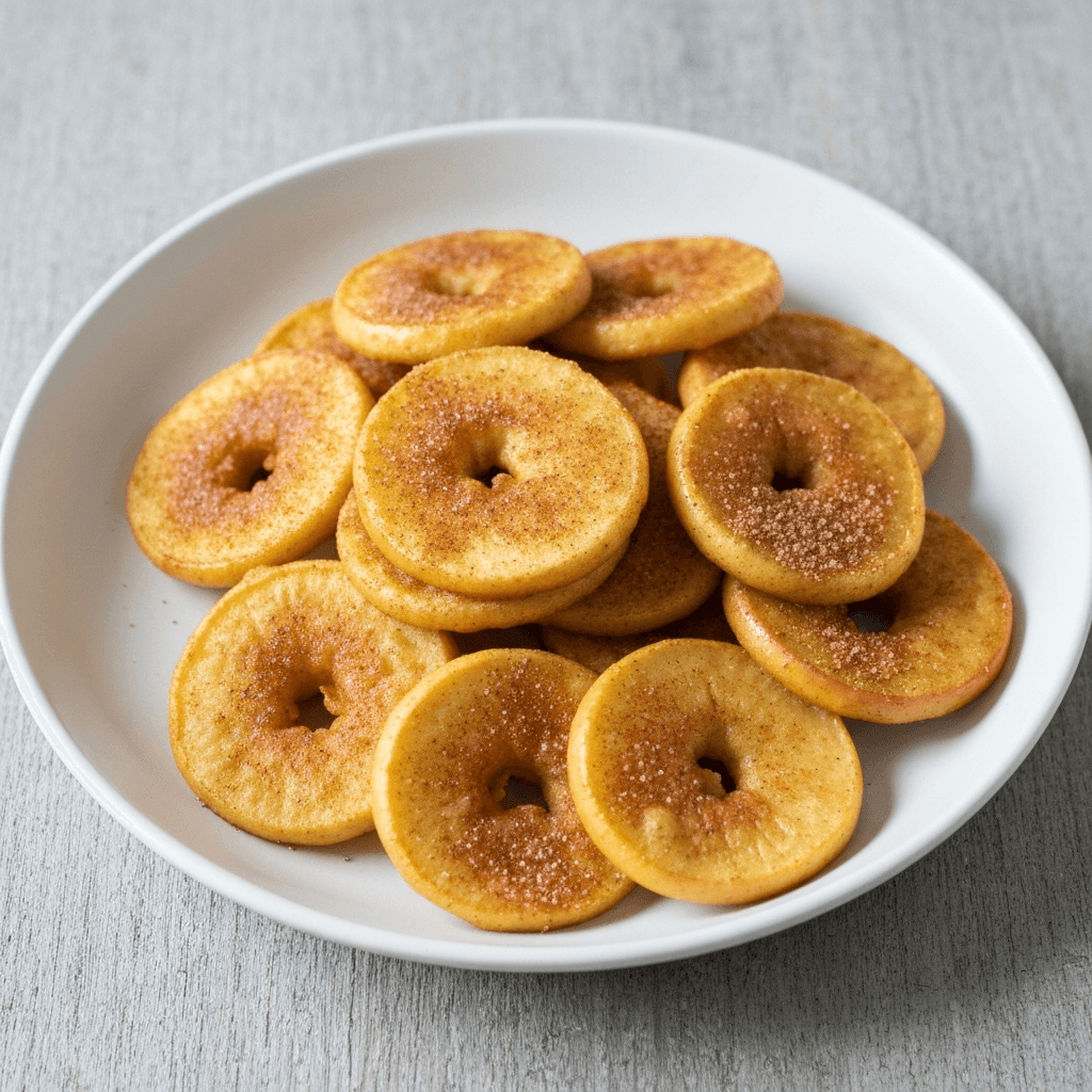 German Apple Fritters (Apfelküchle) with Cinnamon Sugar