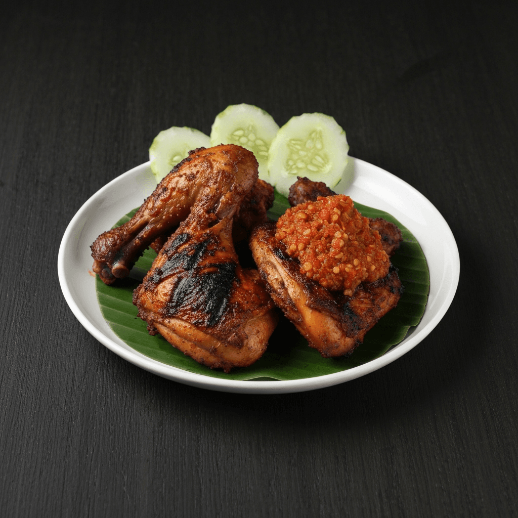 Ayam Bakar Taliwang (Grilled Chicken) with Spicy Sambal