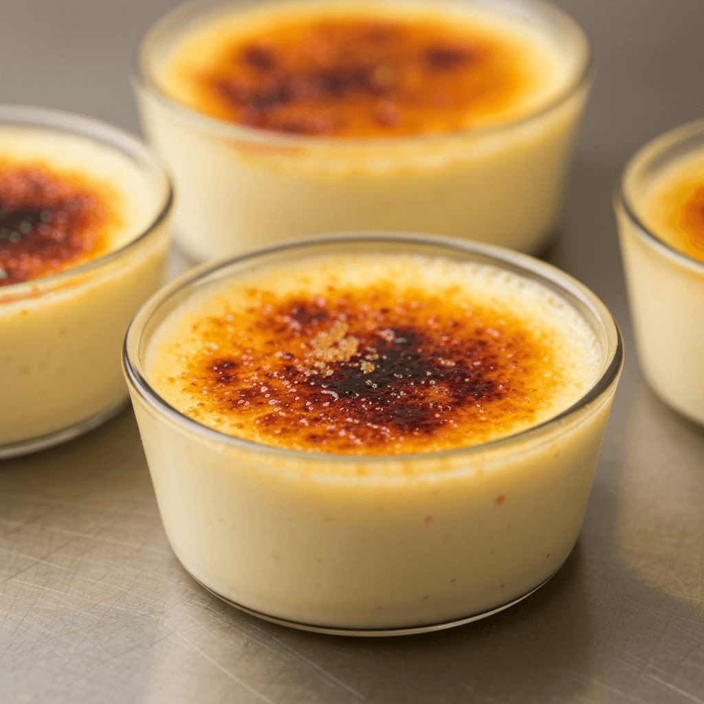 Crème brûlée with Lavender Infusion