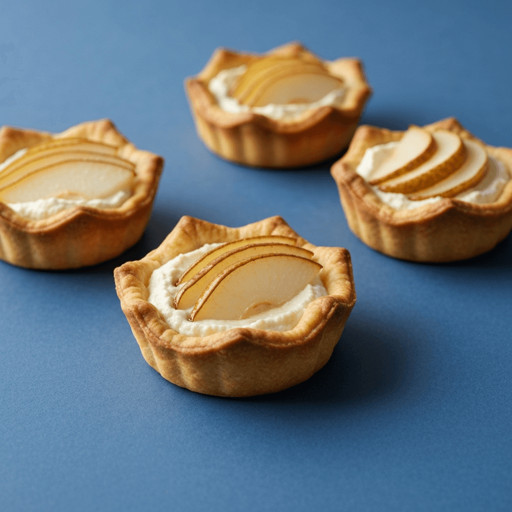 Ricotta and Pear Tartlets