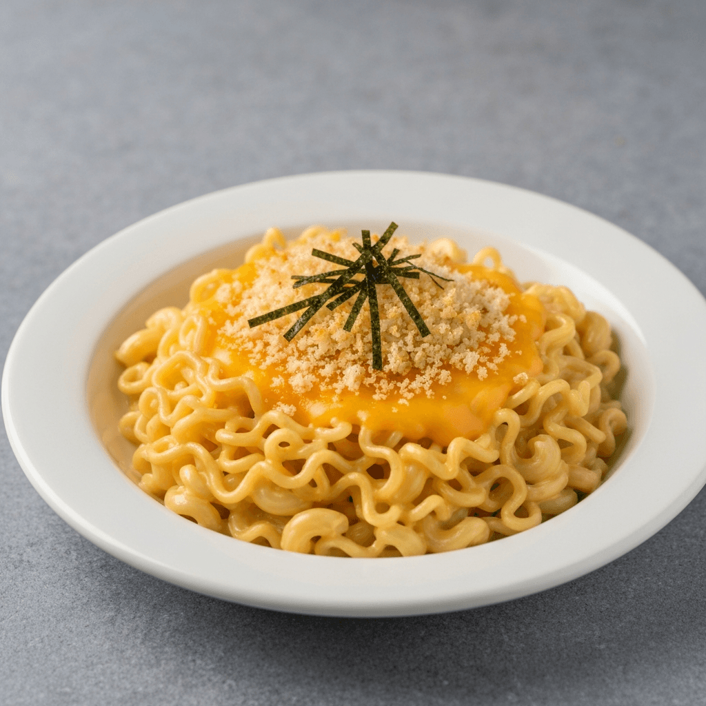 Ramen Noodle Mac and Cheese: Tokyo Drift Edition